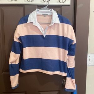 CUTE CROPPED STRIPED SWEATER